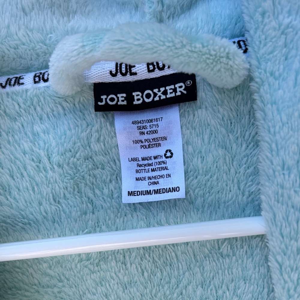 Joe Boxer Light Green Hooded Robe - Picture 2 of 8